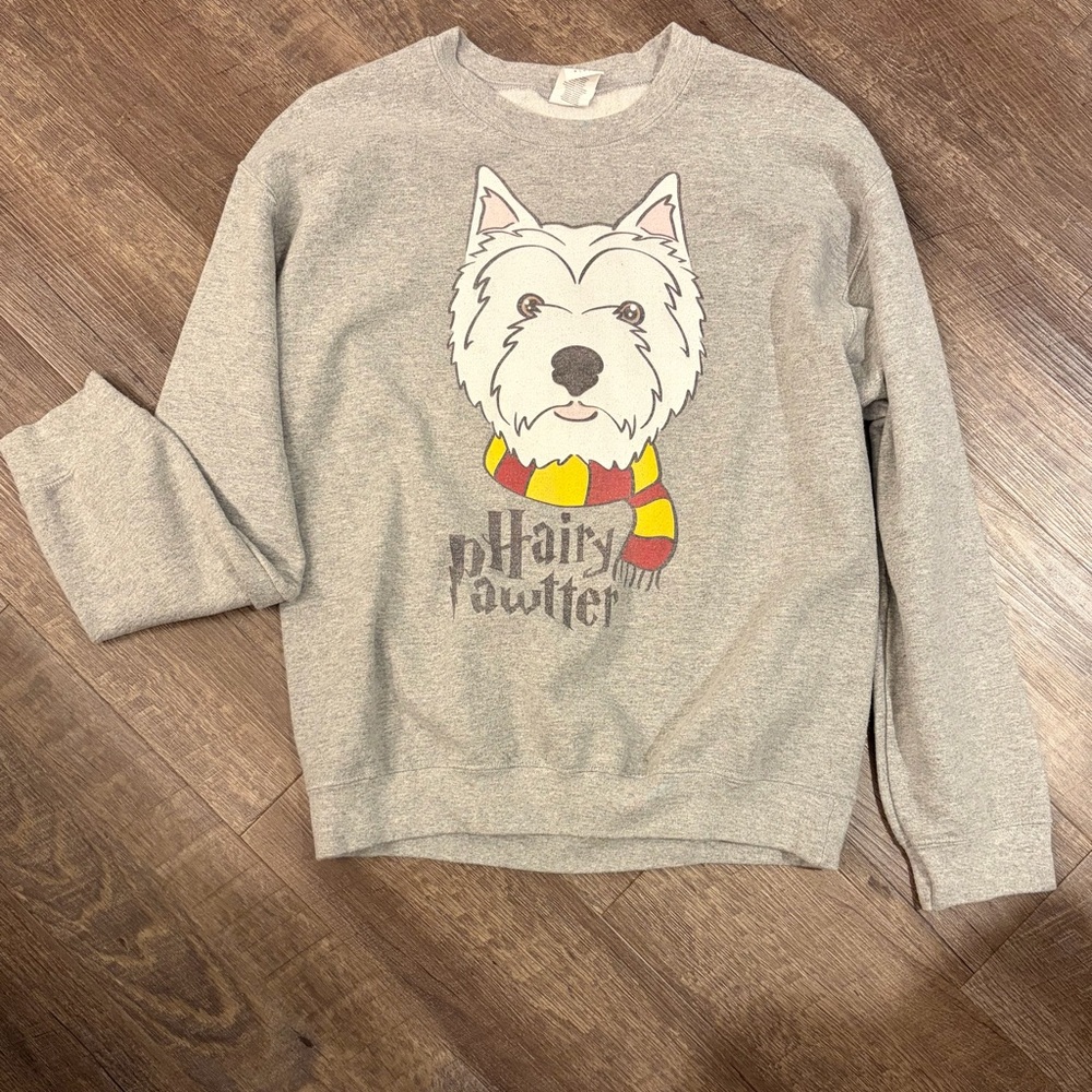 Gildan Gray Hairy Pawtter Dog Sweater
